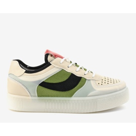 Zelené sportovní boty tenisky LA51P vícebarevný zelená 2