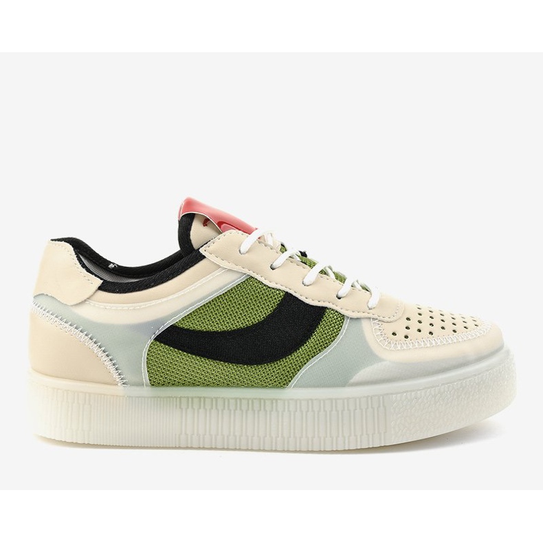 Zelené sportovní boty tenisky LA51P vícebarevný zelená 2