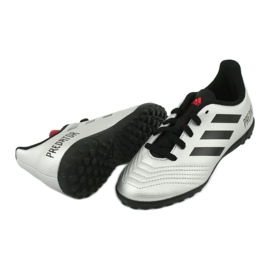 Kopačky Adidas Predator 19.4 Tf Jr G25825 stříbrný 4
