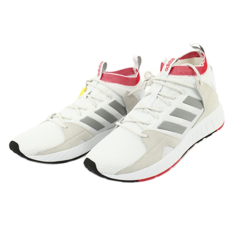 Boty Adidas Questarstrike Mid M G25775 bílý červený šedá 2