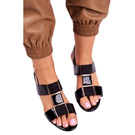 Sandály na nízkém podpatku Sergio Leone SK910 černá 2