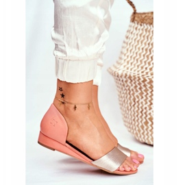 Dámské sandály Maciejka Leather Peach 1971 Nomara pomerančový žluť 2