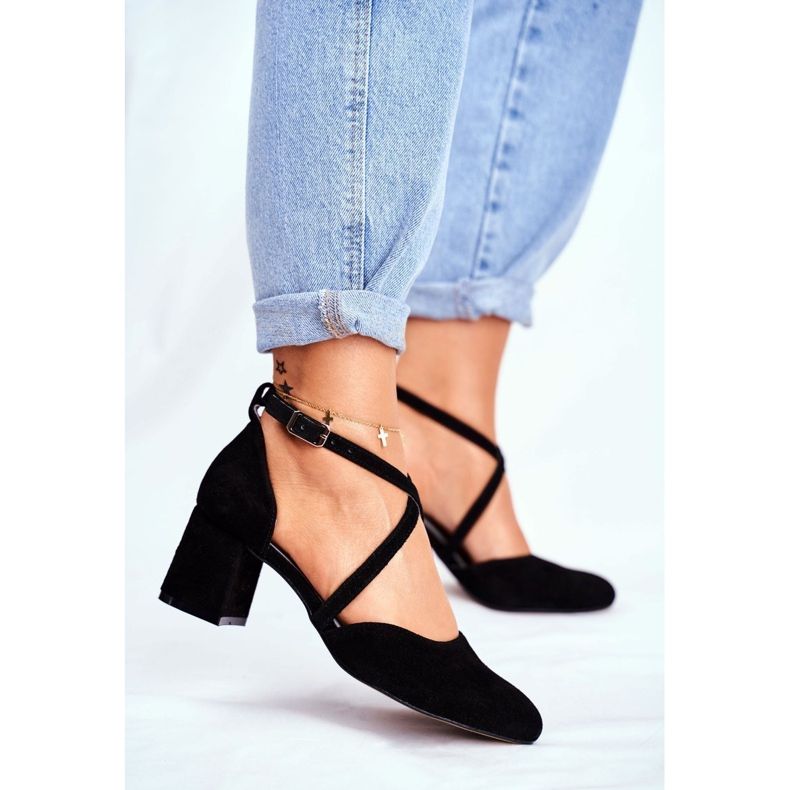 Dámské lodičky Maciejka Leather Black 04070-01 černý 1