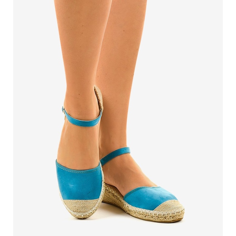 Modré espadrilky 3M85-23 modrý 1