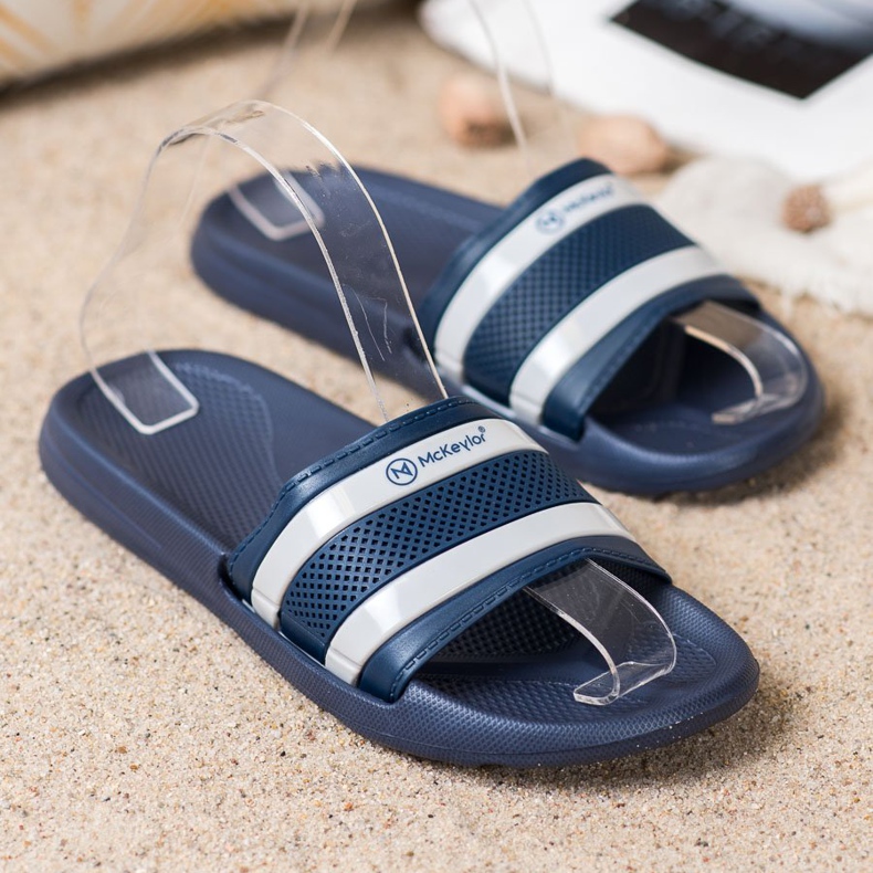 Sportovní pantofle MCKEYLOR modrý 2 Sportovní pantofle MCKEYLOR modrý 2