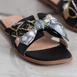 SHELOVET Elegantní pantofle černá 2