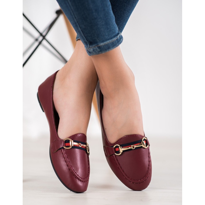 Clowse Módní páni s eko kůží červené 1