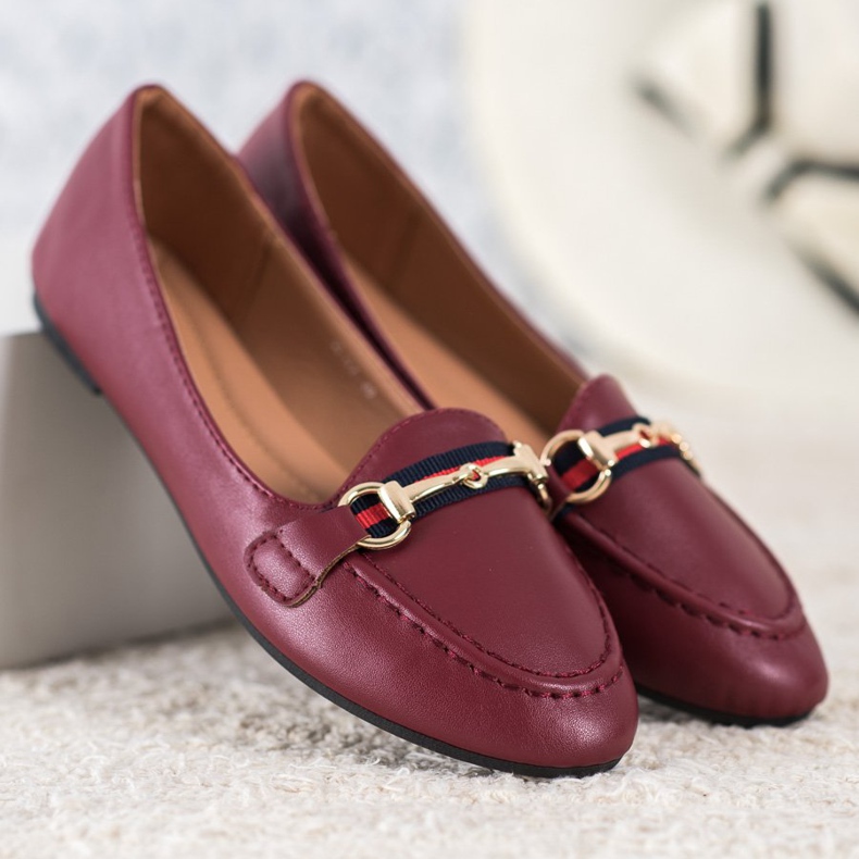 Clowse Módní páni s eko kůží červené 2