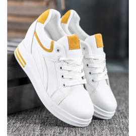 Lovery Klínové tenisky bílý 2