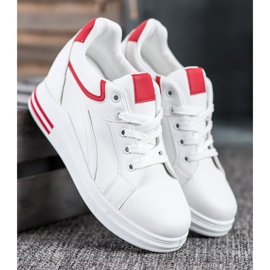 Lovery Klínové tenisky bílý 2