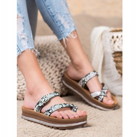 Comer Pantofle Na Módní Platformě vícebarevný 1