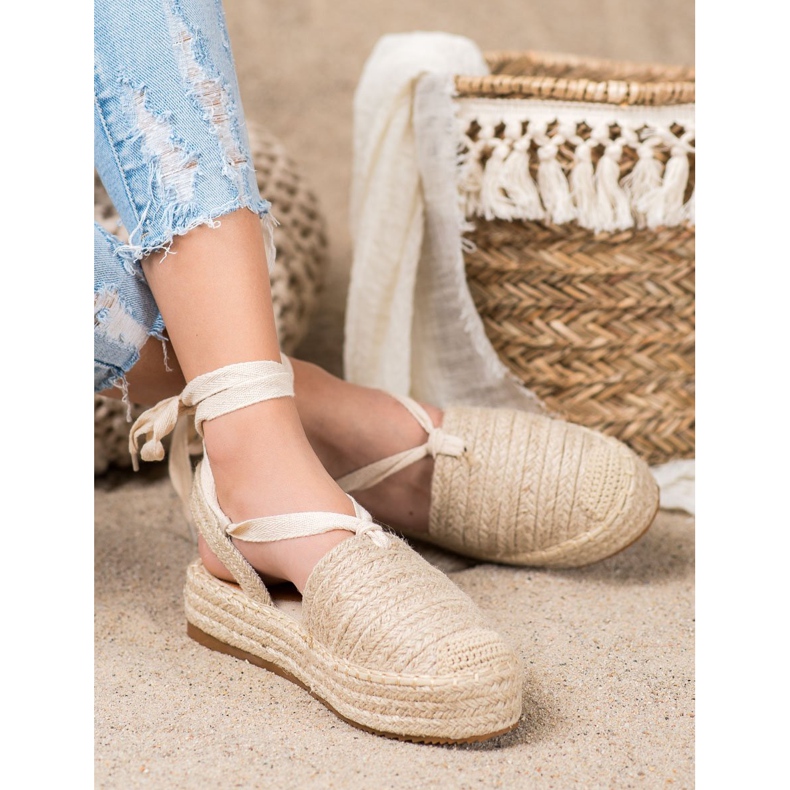 Seastar Svázané sandály Espadrilles hnědý 2 Seastar Svázané sandály Espadrilles hnědý 2