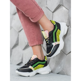 Marquiz Tenisky s neonovými vložkami černá vícebarevný 2