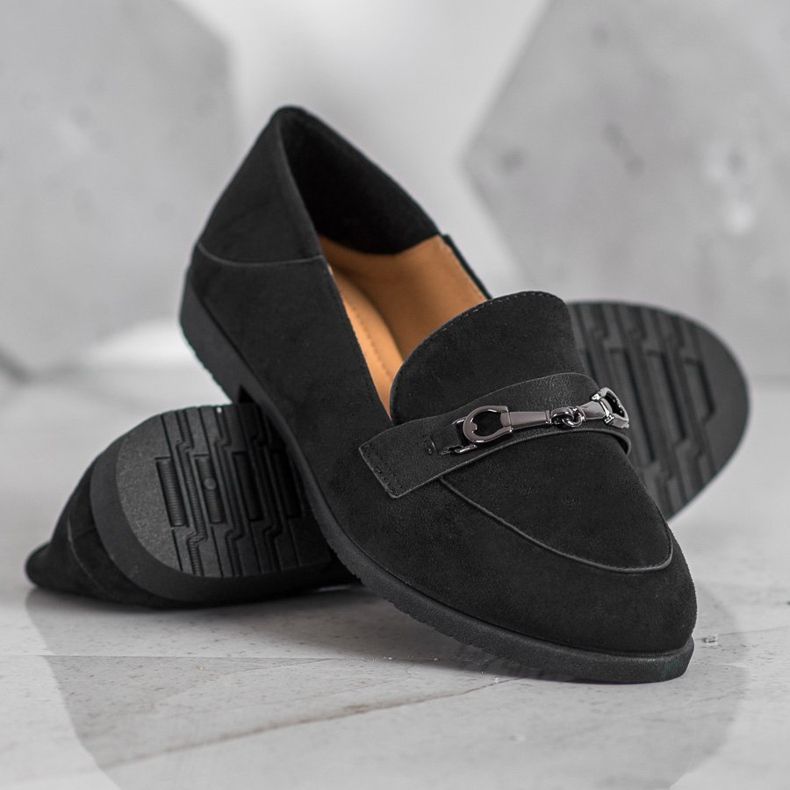 SHELOVET Suede Lords černá 1