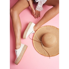Dámské espadrilky Big Star White FF274143 bílý 1 Dámské espadrilky Big Star White FF274143 bílý 1