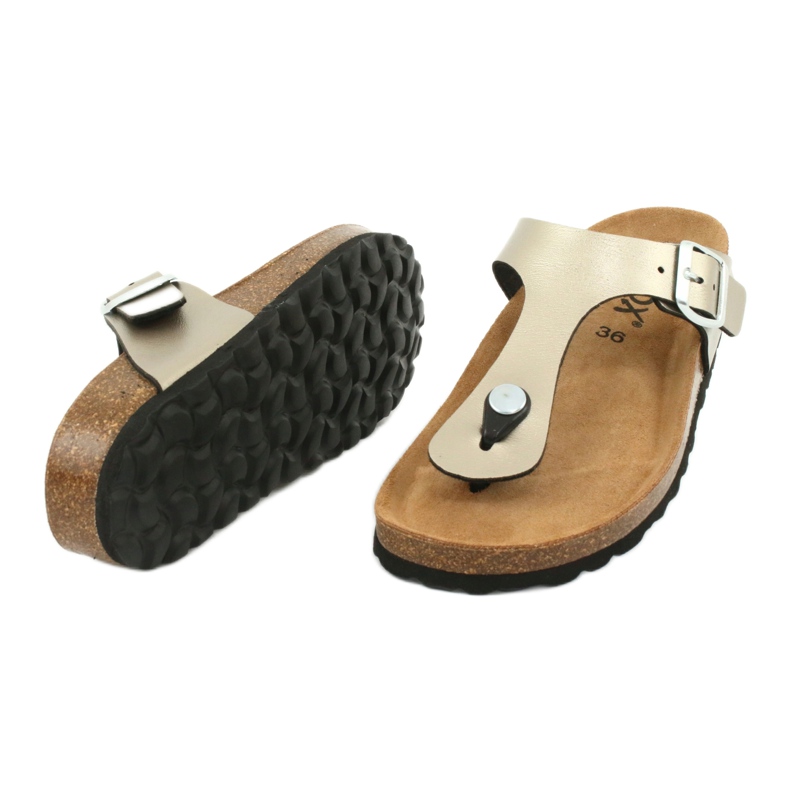 Zdravotní pantofle BIOX Gerona zlaté zlatý 3