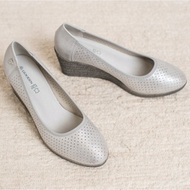 Goodin Lehká klínová čerpadla šedá 2 Goodin Lehká klínová čerpadla šedá 2