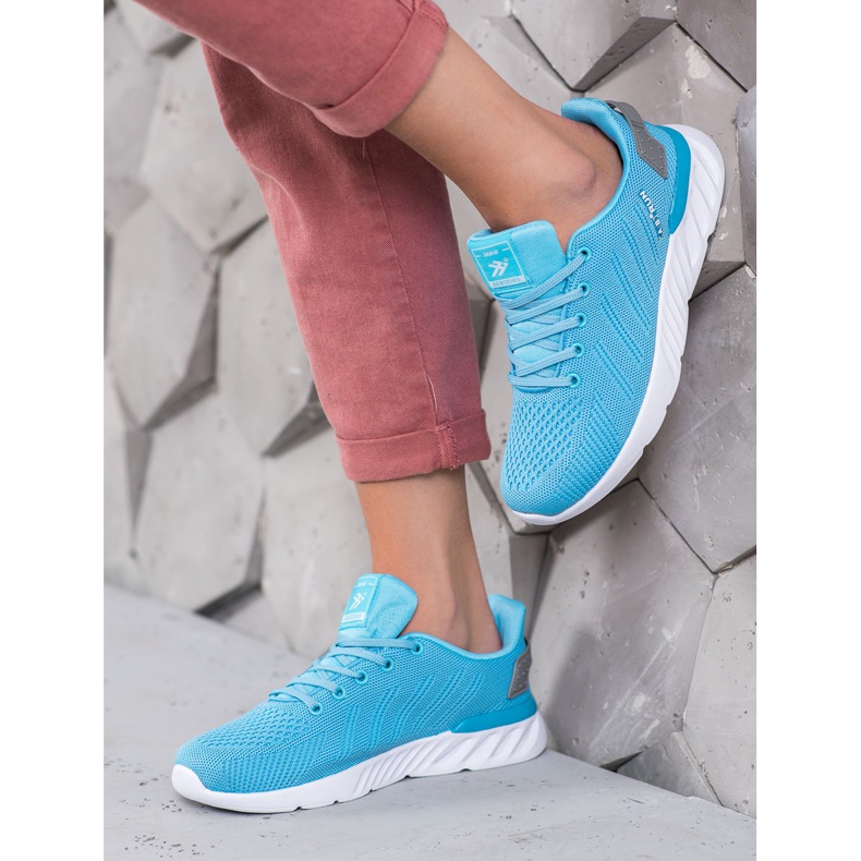 Ax Boxing Lehké prolamované sportovní boty modrý 1