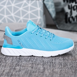 Ax Boxing Lehké prolamované sportovní boty modrý 2