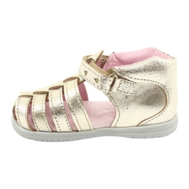 Zlaté kožené sandály Mazurek 245 zlatý 1 Zlaté kožené sandály Mazurek 245 zlatý 1