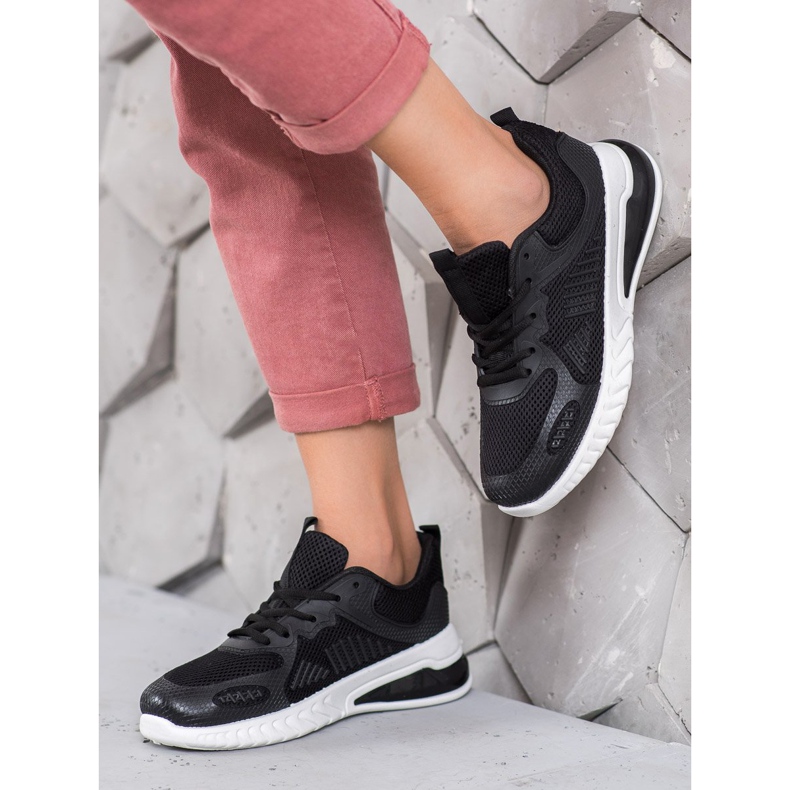 SHELOVET Sportovní tenisky černá 1