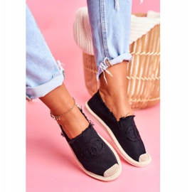 PS1 Dámské espadrilky Flaure Black černá 4