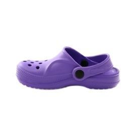 Pantofle dětské boty Befado Crocs 159Y002 fialová 2