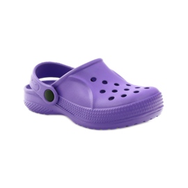 Pantofle dětské boty Befado Crocs 159Y002 fialový 1