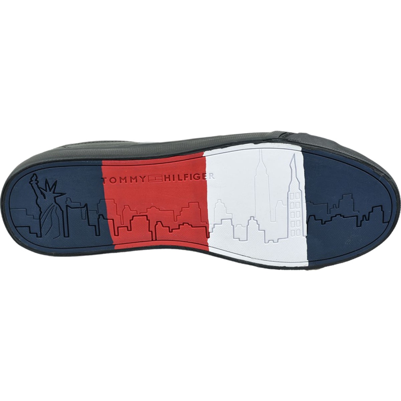 Boty Tommy Hilfiger Flag Detail Leather Sneaker M FM0FM02576 Bds černá 3