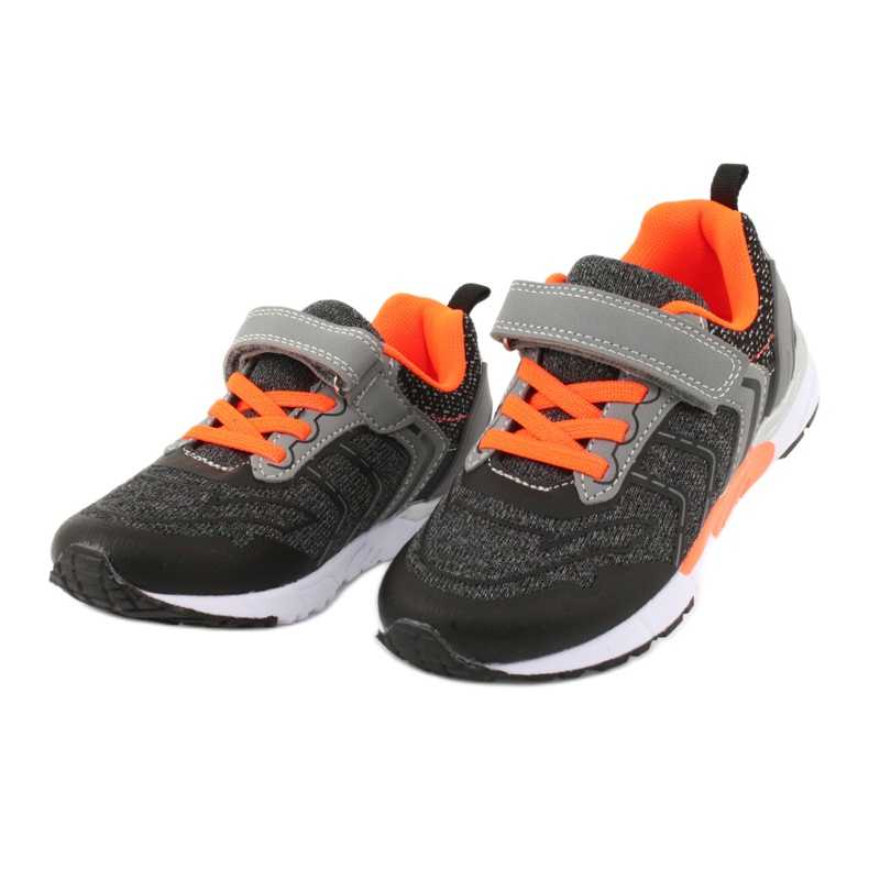 NEWS NOVINKA sportovní obuv na suchý zip 20DZ55-1777 černá 2