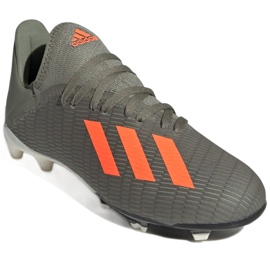 Kopačky Adidas X 19.3 Fg Jr EF8374 khaki 3