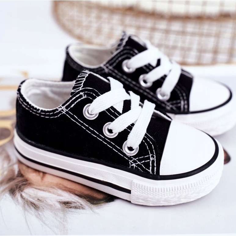 FRROCK Klasické dětské tenisky Filemon černá 1