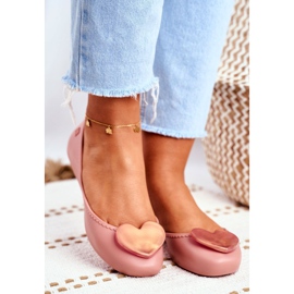 Dámské vonné gumové balerínky ZAXY růžové FF285052 růžový 1