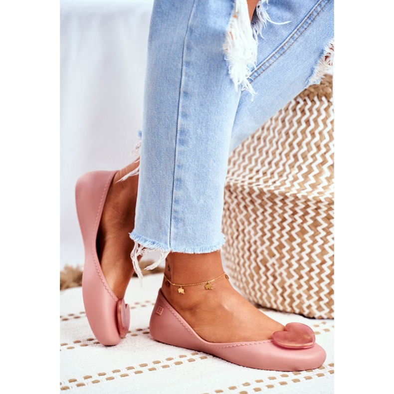 Dámské vonné gumové balerínky ZAXY růžové FF285052 růžový 2