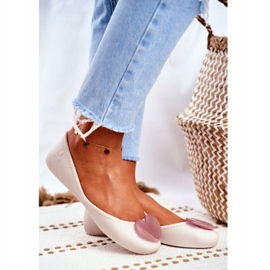 Dámské vonné gumové balerínky ZAXY béžové FF285051 béžový 2