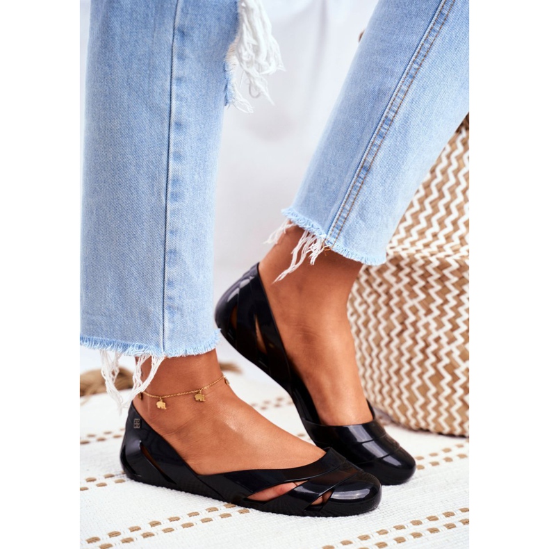 Dámské vonné gumové balerínky ZAXY černé FF285053 černá 1