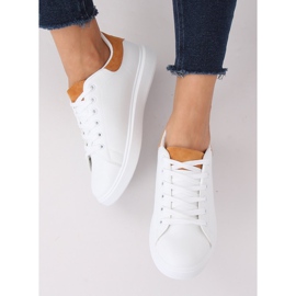 Bílé dámské tenisky LA85P Camel bílý 2