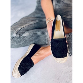 Černé dámské espadrilky BB29 Black černá 1