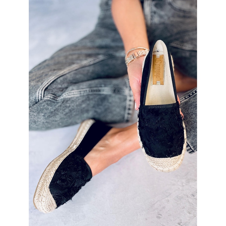 Černé dámské espadrilky BB29 Black černý 1