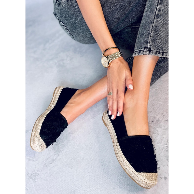 Černé dámské espadrilky BB29 Black černý 2