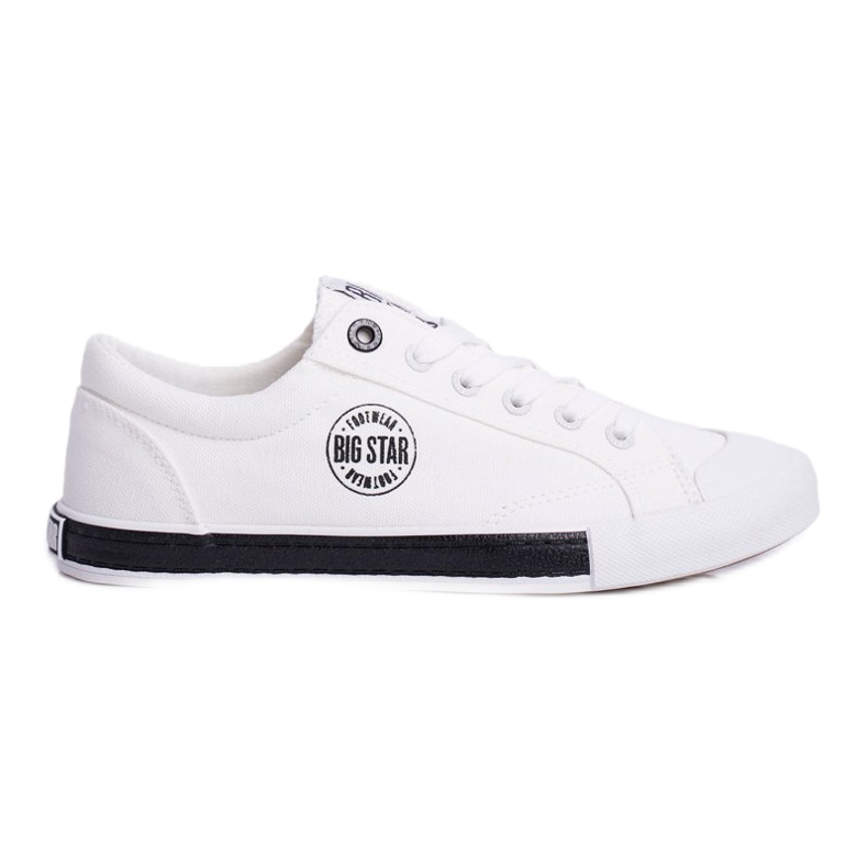 Dámské tenisky Big Star White FF274228 bílý černý 5
