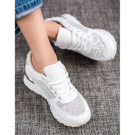 SHELOVET Stylové bílé sportovní boty bílý 2