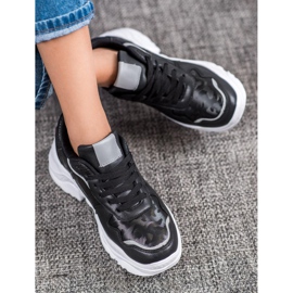 SHELOVET Lehké tenisky černá 1