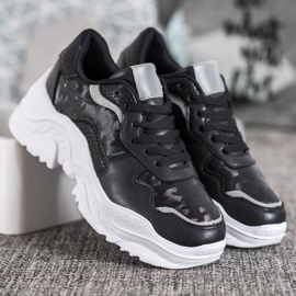 SHELOVET Lehké tenisky černá 2