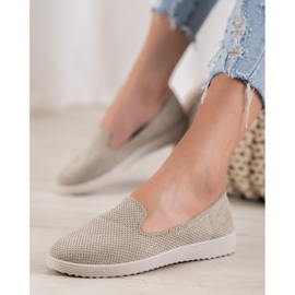 SHELOVET Suede Lords hnědý 1