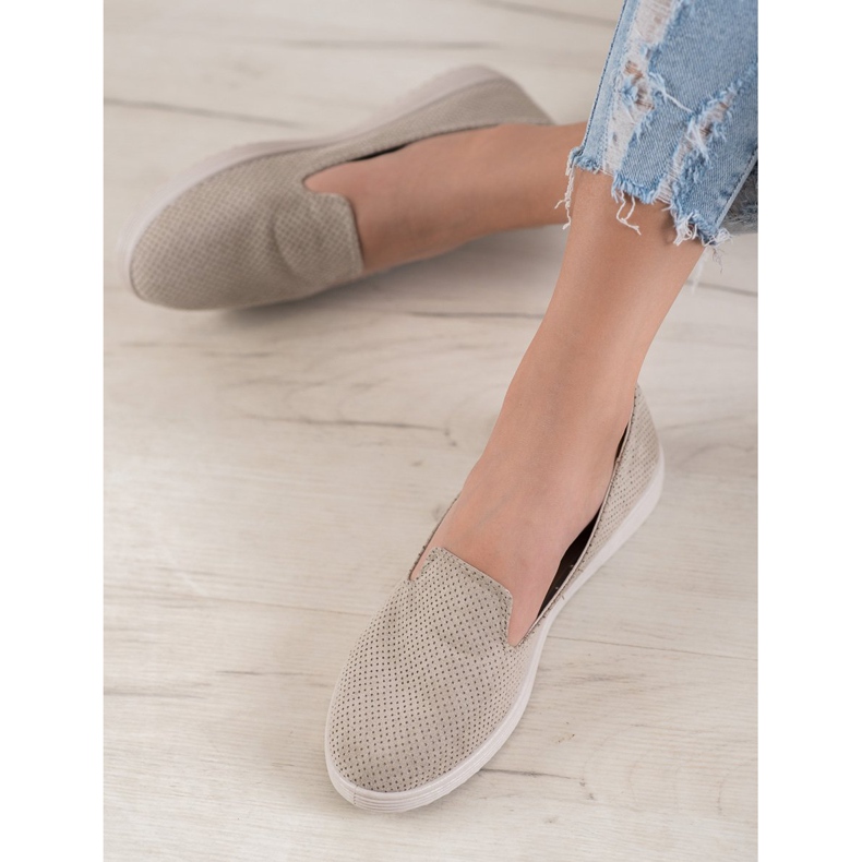 SHELOVET Suede Lords hnědý 2