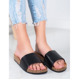 SDS Klasické pantofle černý 2