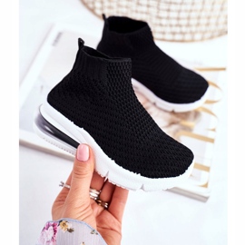 FRROCK Vysoké sportovní dětské boty Black Tobi černá 2