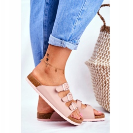 Dámské pantofle Big Star Powder Pink FF274627 růžový 2