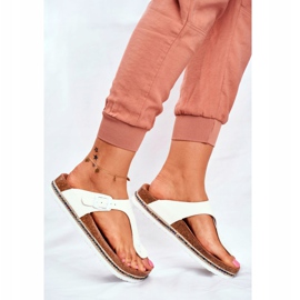 Dámské žabky Big Star White FF274631 bílý 2